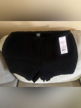 wild fable Black Smocked Athletic Shorts